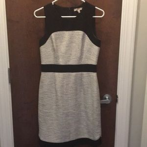 Banana Republic black/white tweed dress size 4